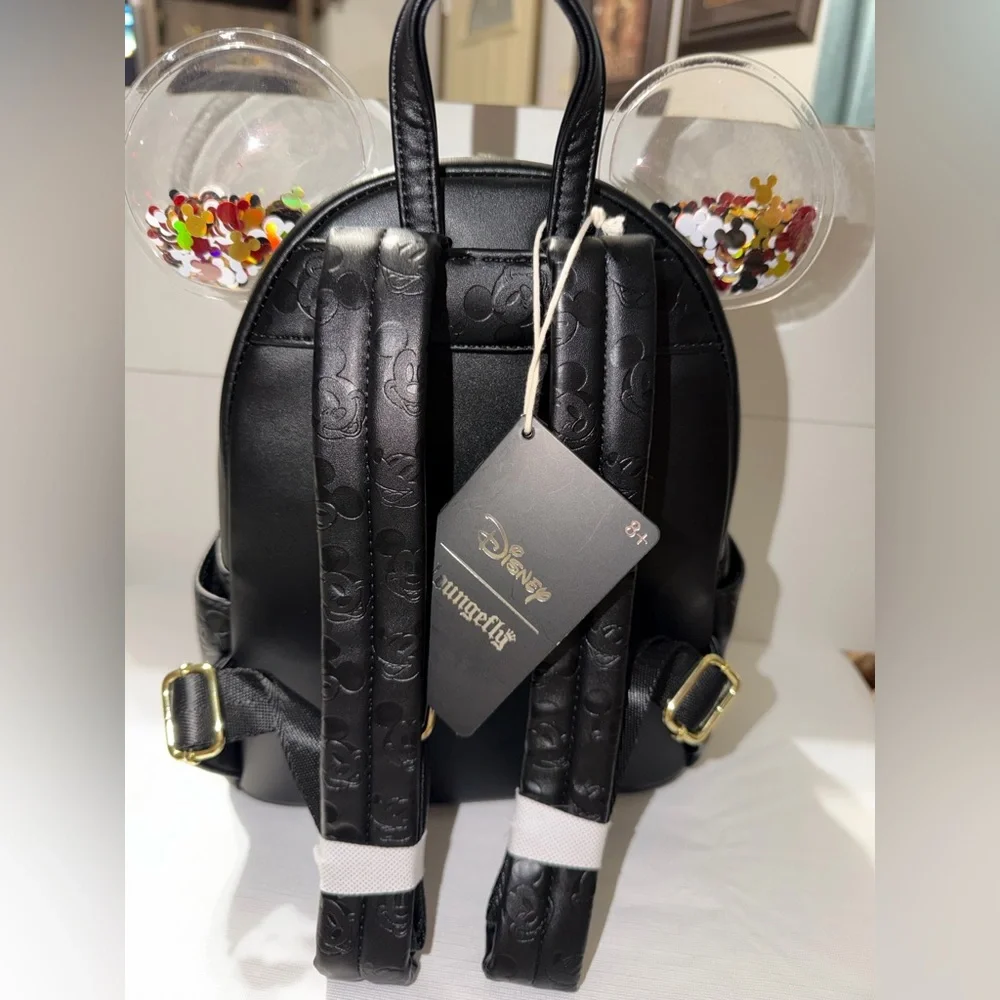 Loungefly Disney Mickey Mouse Confetti backpack and wallet set- - Picture 5 of 12